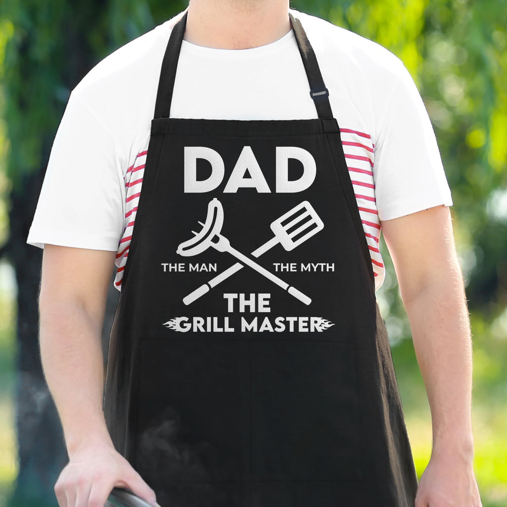 Dad The Man The Myth The Grill Master - Funny Dad Apron