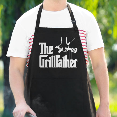 The Grillfather - Men's Funny Apron