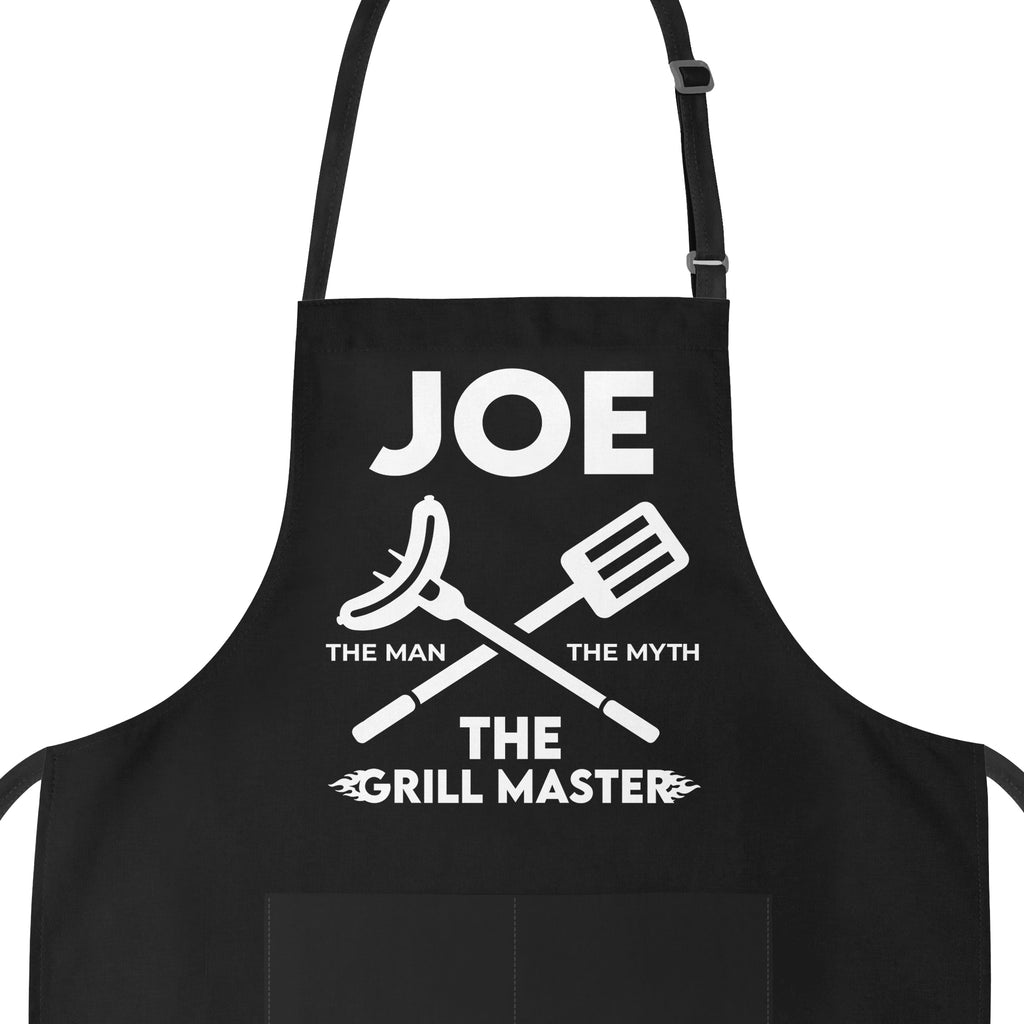 Personalized Apron For Men - The Man The Myth The Grill Master