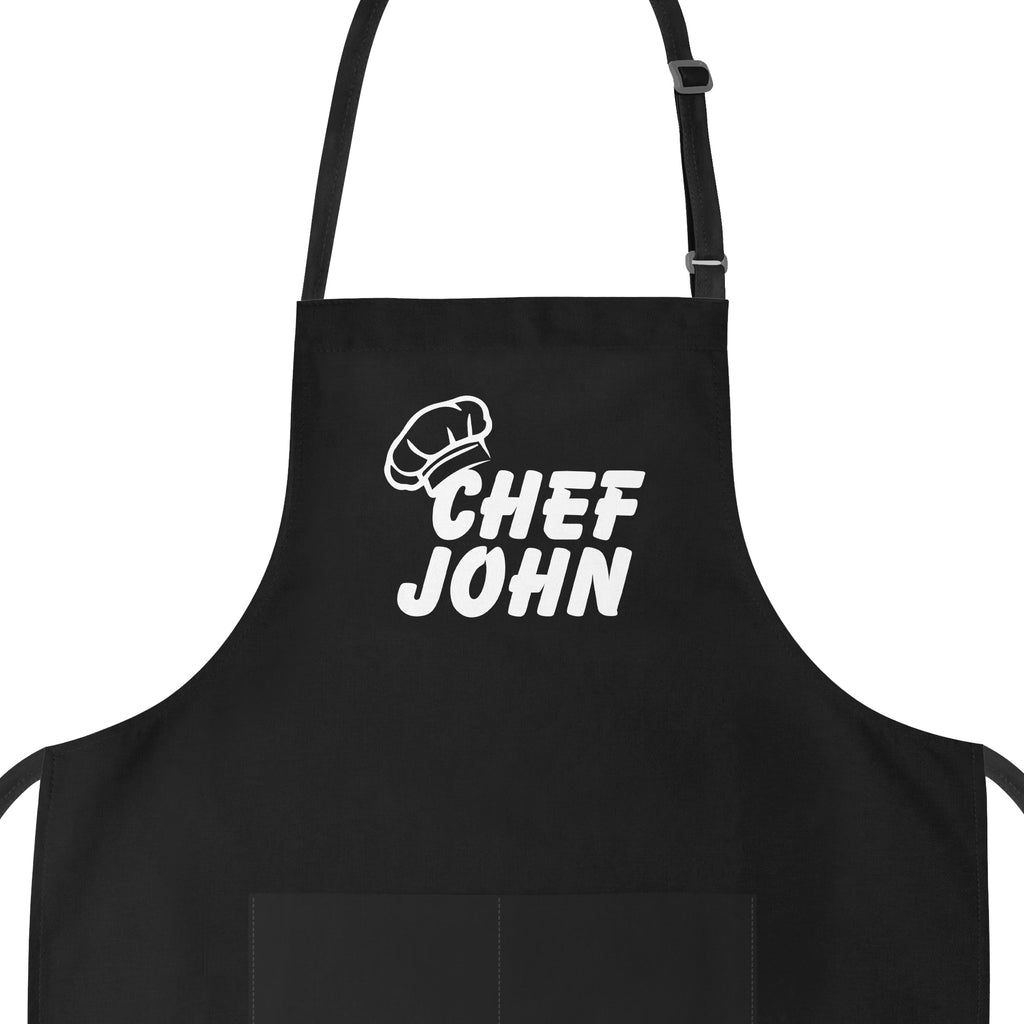 Personalized Apron For Men - Custom Chef Name Design