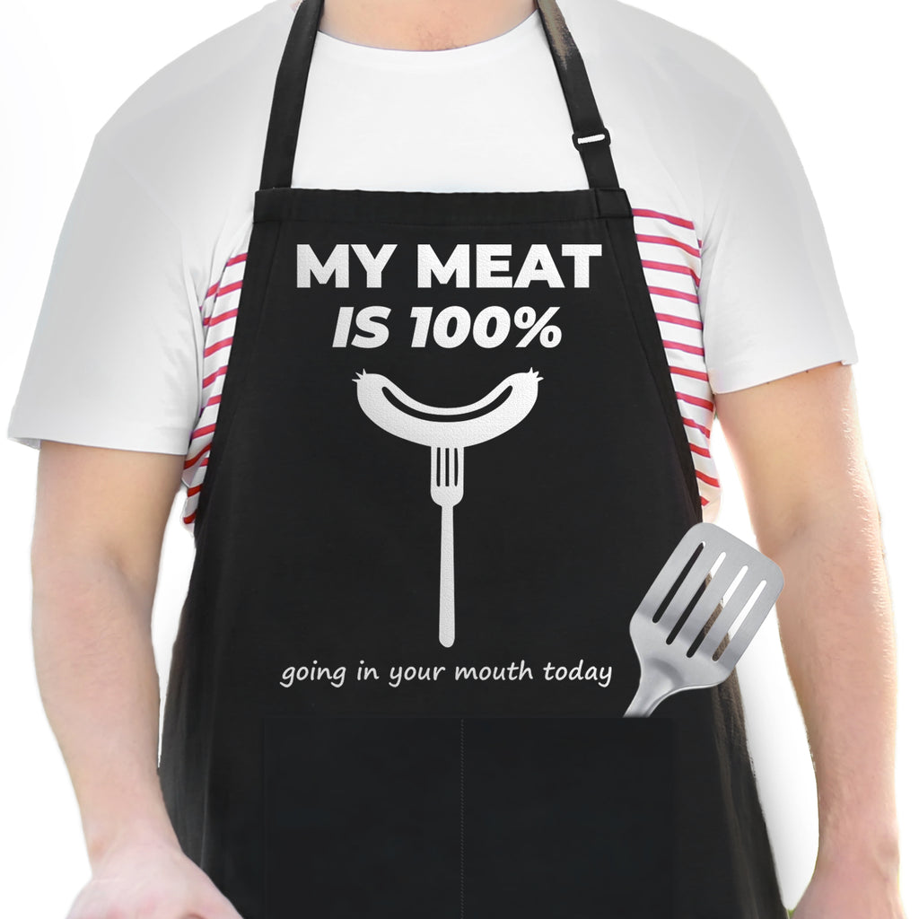 Funny Bbq Apron Novelty Aprons Cooking Gifts For Men 100% Cotton 2